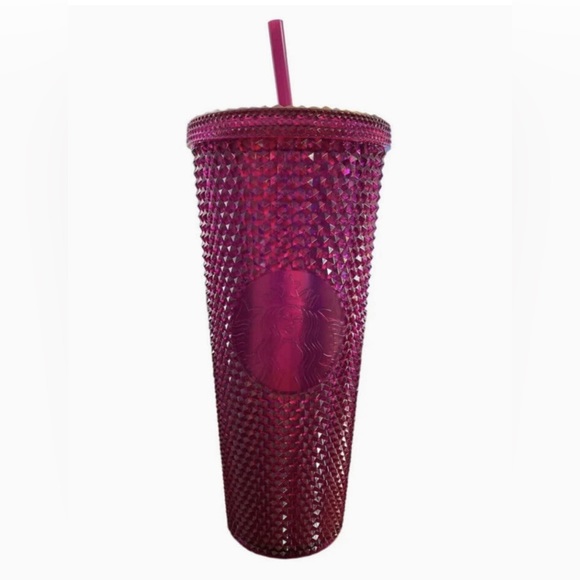 Starbucks Berry Bling Diamond Studded Tumbler 24oz - Picture 1 of 3